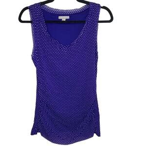 New York & Company Polkadot Sleeveless Top